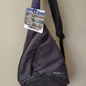 SWISSGEAR Heather Gray Monosling Bag
